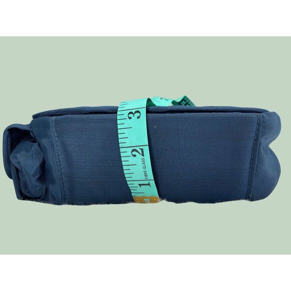 Lug Navy Quilted Crossbody Bag With Adjustable Strap & Multiple Compartments - Picture 10 of 12